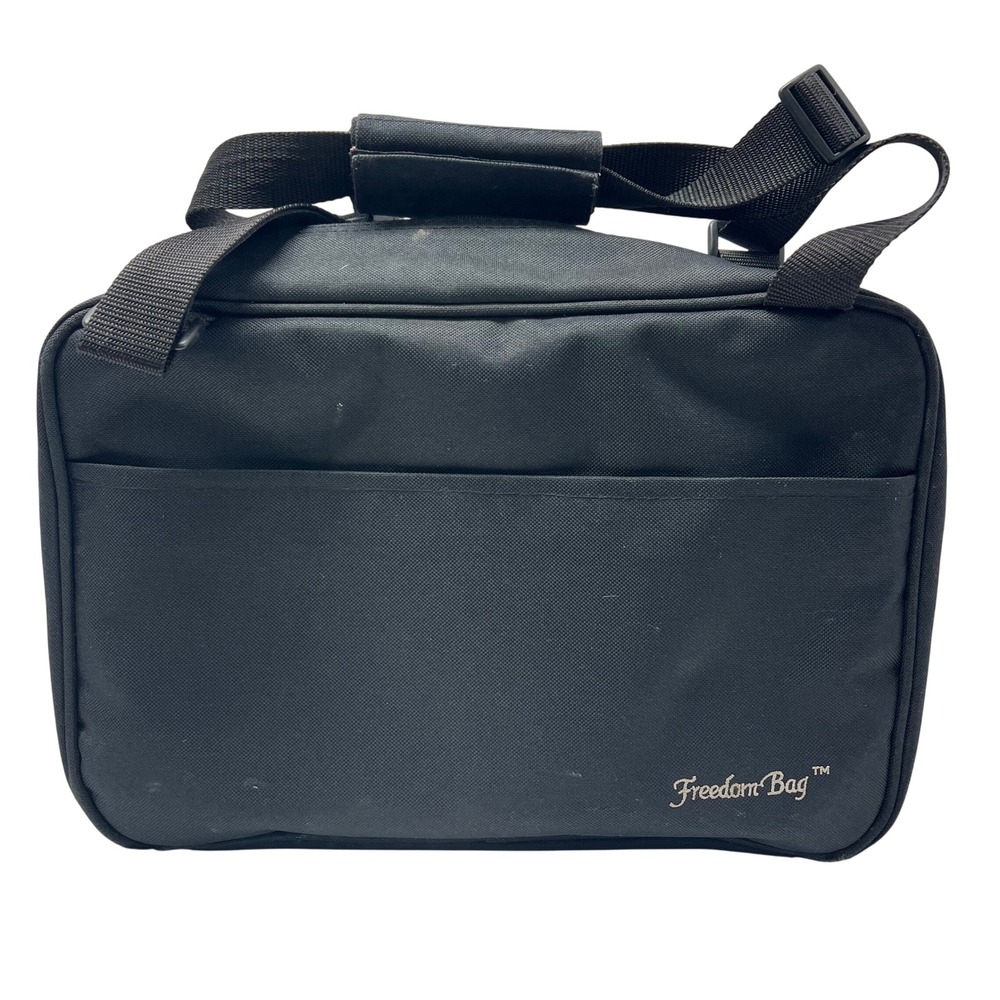 Freedom Bag Travel Toiletry Organizer Makeup Cosmetic Bag Pouch Vintage Black